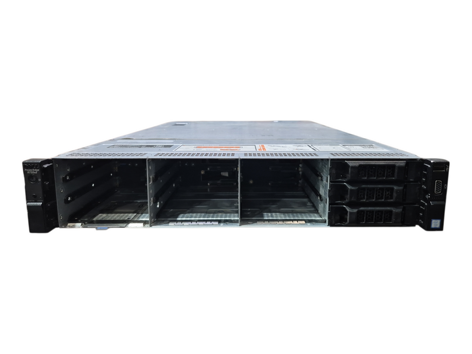 Dell R730xd 2U 12x3.5", 2x Xeon E5-2640 v4 32GB DDR4 PERC H730 Mini 2x750W PSU