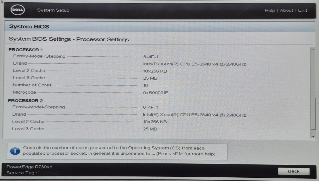 Dell R730xd 2U 12x3.5", 2x Xeon E5-2640 v4 32GB DDR4 PERC H730 Mini 2x750W PSU