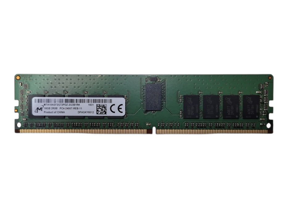 Micron 16GB 2Rx8 PC4-2400T-REB, MTA18ASF2G72PDZ-2G3B1RK