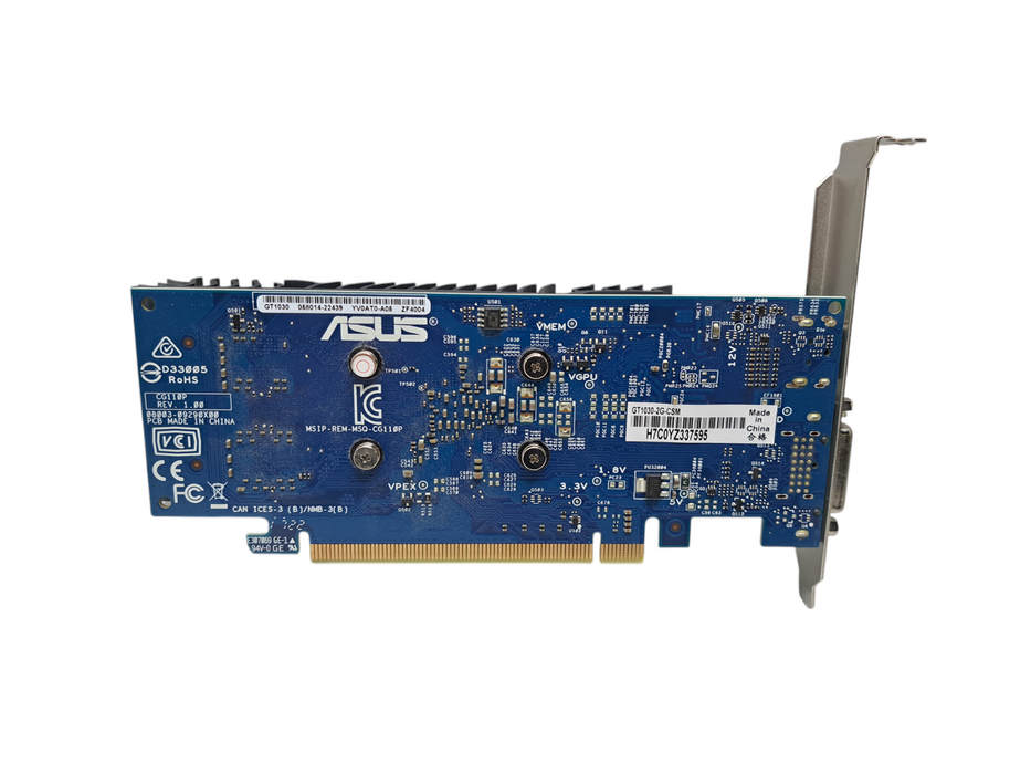 Asus GeForce GT 1030 2GB GDDR5 Silent Graphics Card | GT1030-2G-CSM