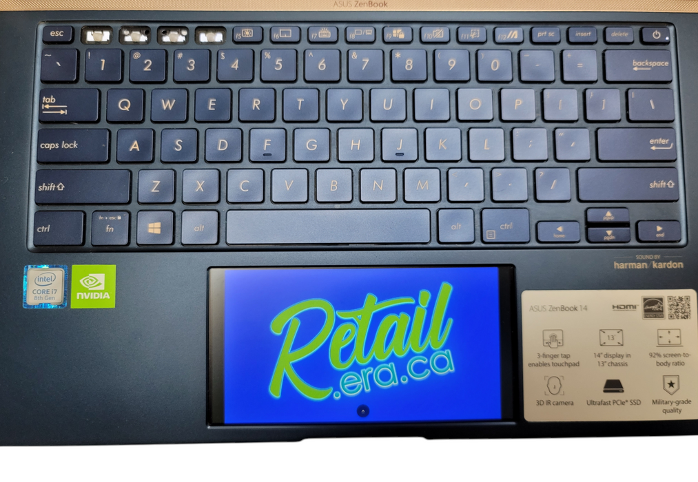 ASUS ZenBook 14 UX434F i7-8565U 16GB DDR4 MX250 256GB NVMe READ