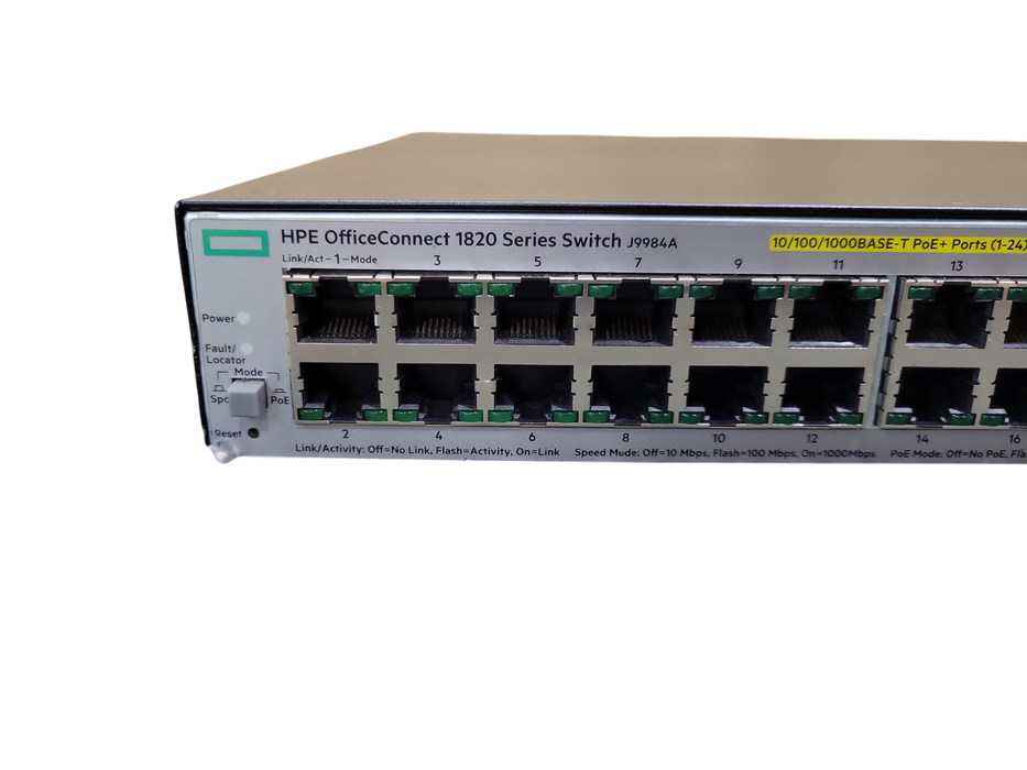 HPE OfficeConnect 48-port PoE+ Gigabit Network Switch J9984A