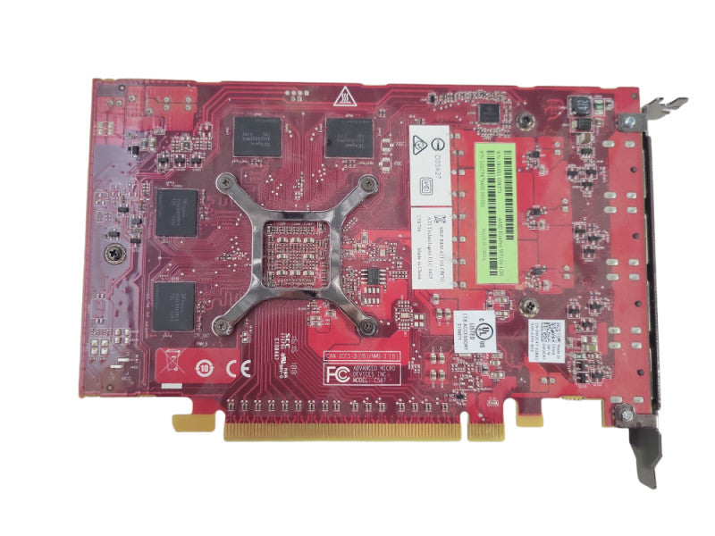 Dell AMD FirePro W5100 4GB Quad Port Workstation Video Graphics Card !