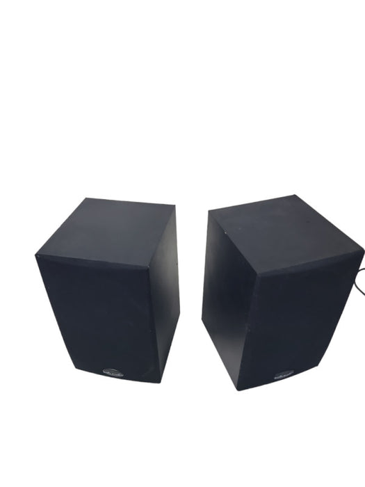 Polk Audio R10 2-Way Bookshelf Speakers In Good Working Condition Tested Blac