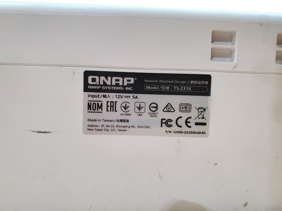 QNAP TS-231, 2 Bay NAS - No HDD *READ*