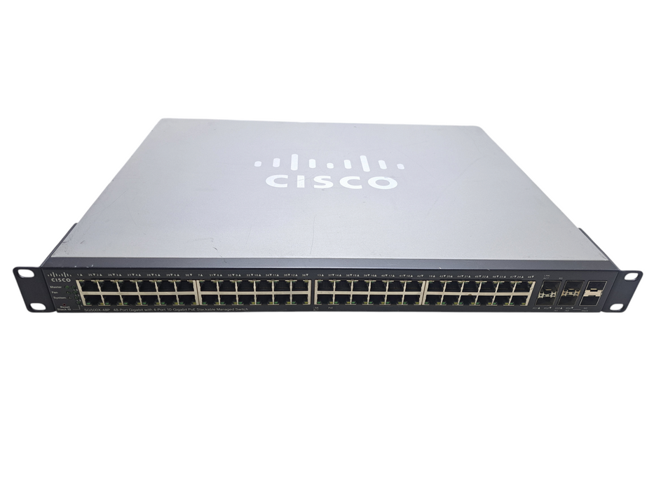 Cisco SG500X-48P-K9 V04 | 48-Port Gigabit PoE+, 4x 10G SFP+ Managed Switch