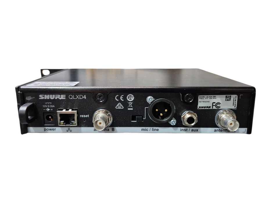 Shure QLXD4-G50 Digital Wireless Receiver (Unit Only)