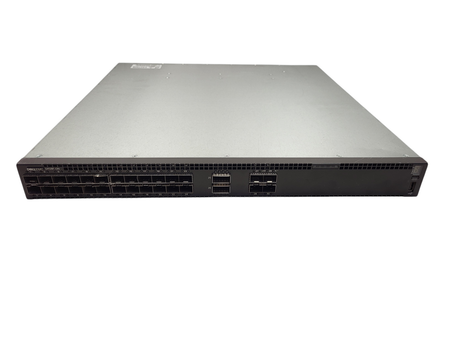 Dell 28-Port 10Gb SFP+ 2-Port 100Gb QSFP28 Network Switch PS S4128F-ON READ