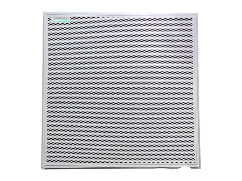 Shure Ceiling Array 24' White Square Microphone MXA920W-S