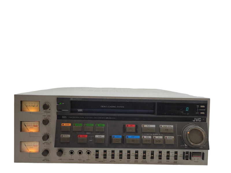 JVC BR-8600U VHS PRO EDITING VIDEO RECORDER W/ POWER CORD %