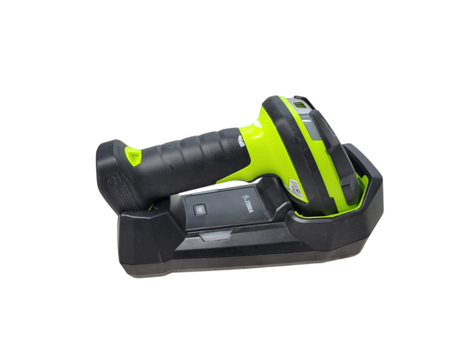 Zebra LI3678-SR Handheld Barcode Scanner + Base