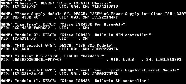 Cisco 4300 Series Integrated Services Router ISR4331 (Not affected)