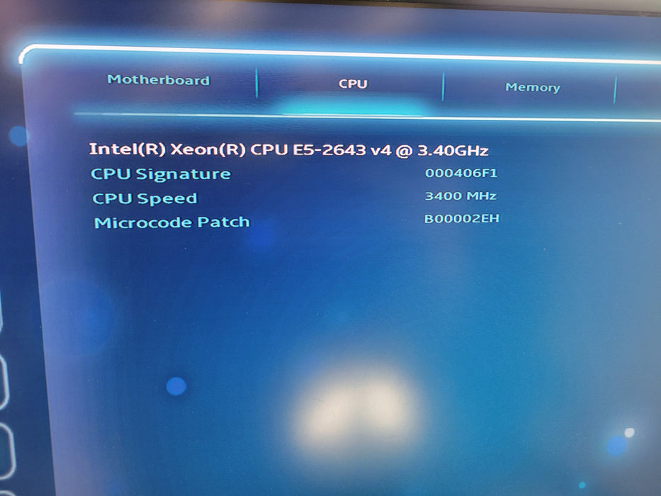 Intel Xeon E5-2643 v4 Supermicro X10SRA-F + I/O Plate