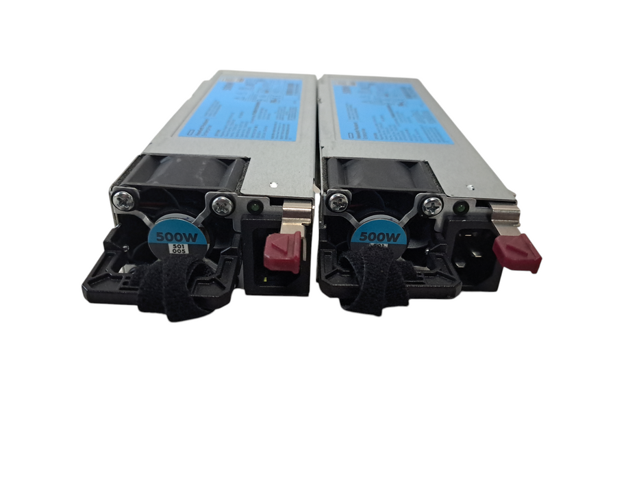 2x HP HSTNS-PC40 500W 80+ Platinum Server Power Supply