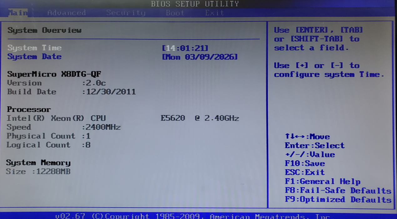 SuperMicro 747-14 / X8DTG-QF - 1x Xeon E5620 12GB DDR3 - No HDD