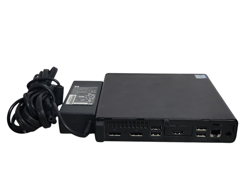 HP EliteDesk 800 G5 Mini PC Core i5-9500T 2.20GHz 8GB 256GB NVME w/ Power adapte