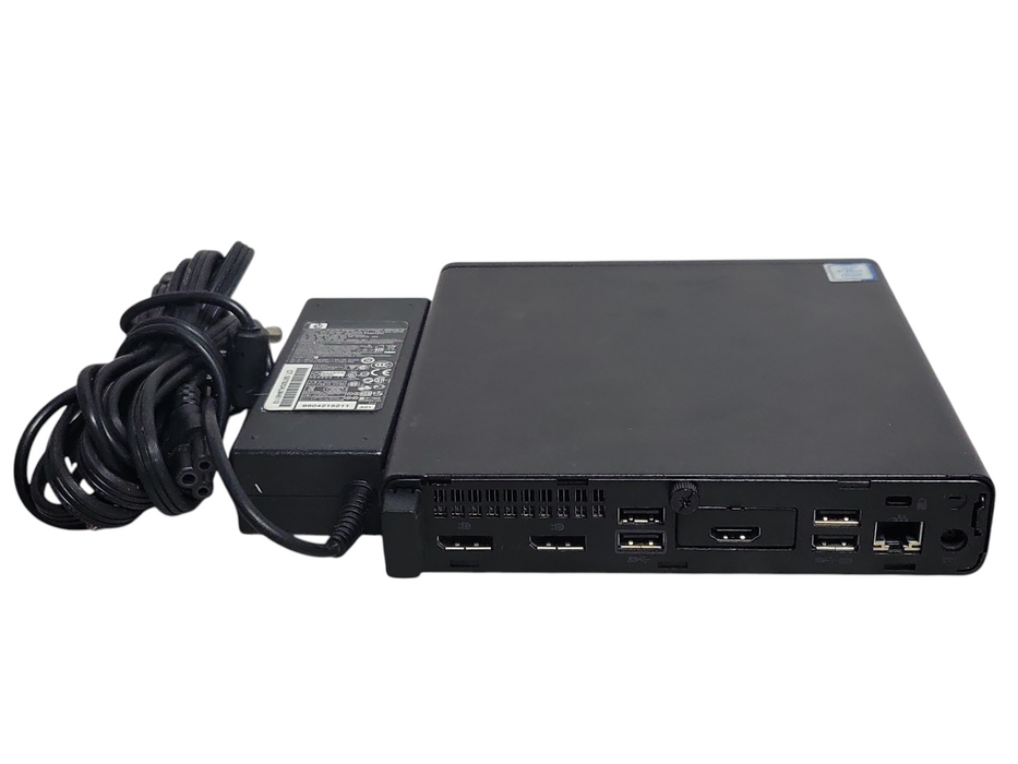 HP EliteDesk 800 G5 Mini PC Core i5-9500T 2.20GHz 8GB 256GB NVME w/ Power adapte