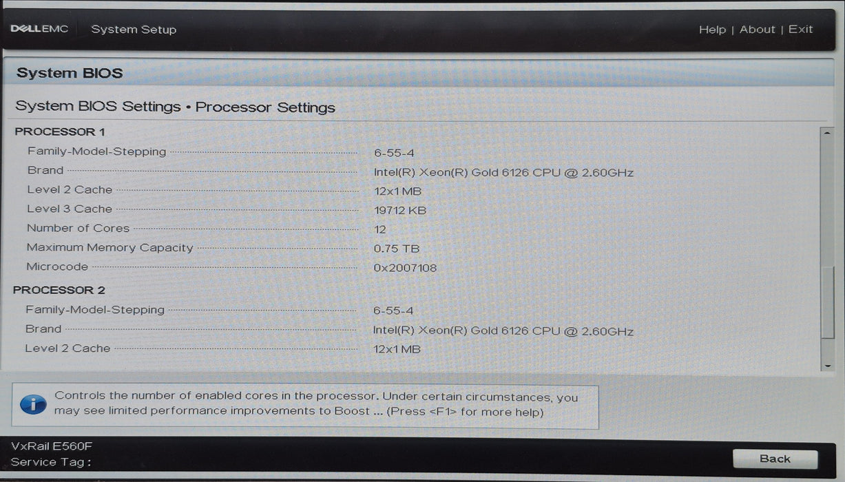 DELL VxRail E560F 1U, 2x Intel Xeon GOLD 6126, 32GB RAM, HBA330 Mini, 2x 495W