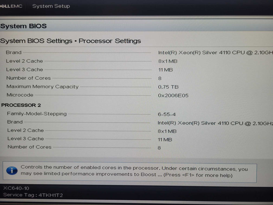 DELL XC640-4 1U 2x Xeon Silver 4110 2.10GHz 32GB RAM HBA330 Mini 2x PSU