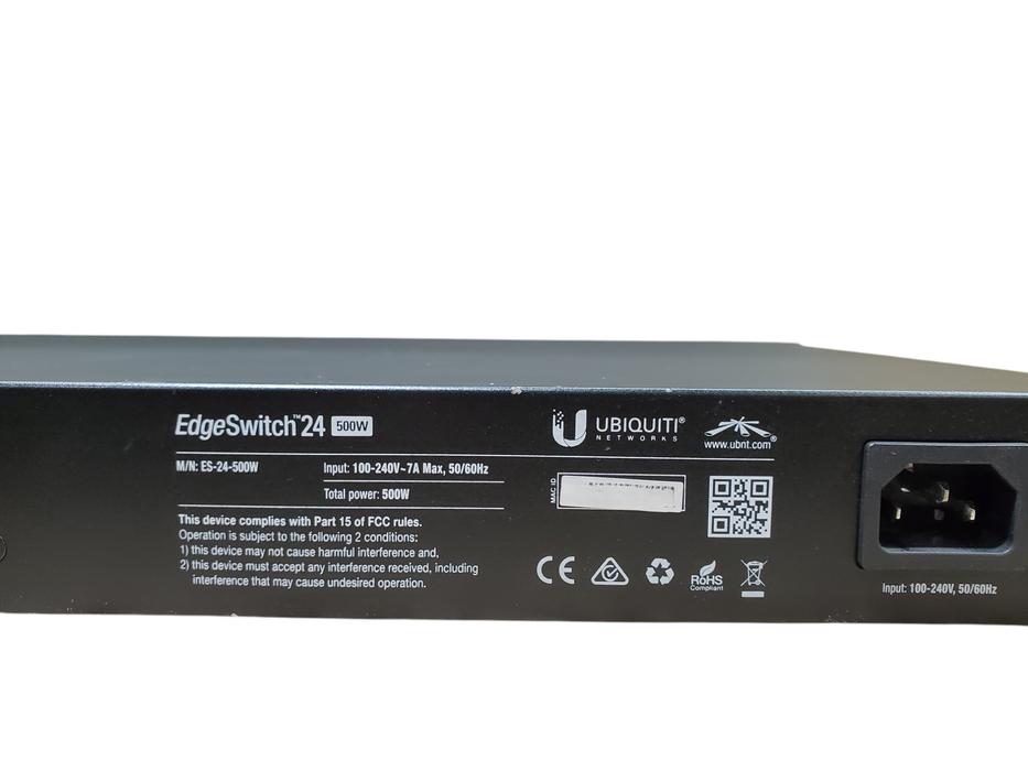 Ubiquiti UniFi - EdgeSwitch 24 500W | 24-Port 500W PoE Switch
