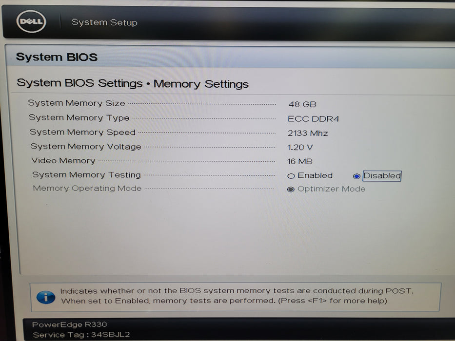 Dell PowerEdge R330 - Xeon E3-1230 v5 24GB DDR4 PERC H330 2x350W PSU
