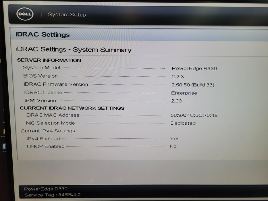 Dell PowerEdge R330 - Xeon E3-1230 v5 24GB DDR4 PERC H330 2x350W PSU