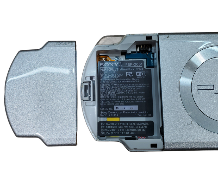 Sony Playstation Portable PSP-2001 w/ Case - No Battery