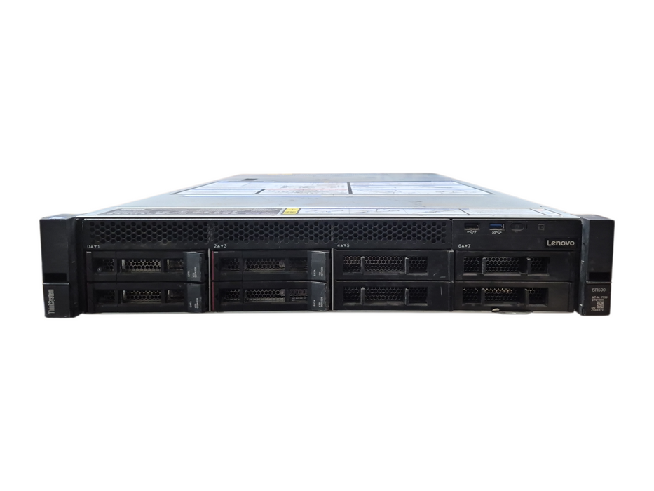 Lenovo SR590 2U 8x3.5", Xeon Silver 4110, 32GB DDR4, 930-8i 2GB, 4x 2TB SAS
