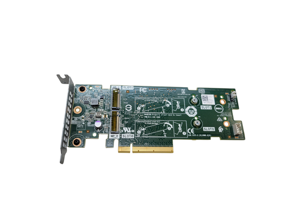 Dell BOSS-S1 Dual M.2 SSD PCIe Storage Adapter K4D64 - Low-Profile