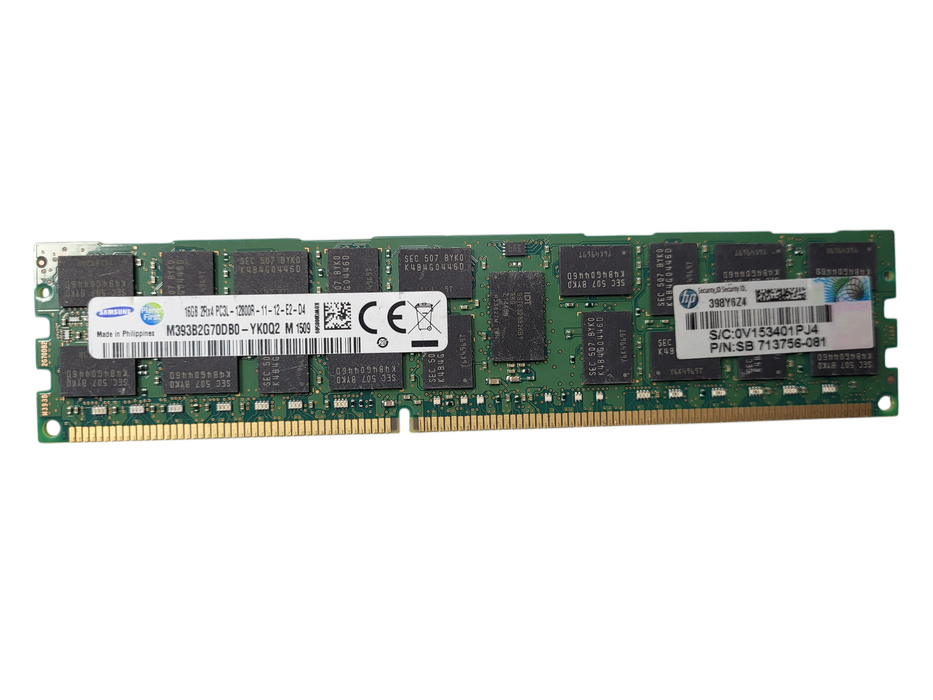 Various brands 16GB 2Rx4 PC3L-12800R DDR3 ECC RDIMM Memory