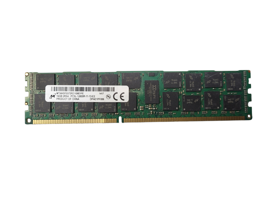 Various brands 16GB 2Rx4 PC3L-12800R DDR3 ECC RDIMM Memory