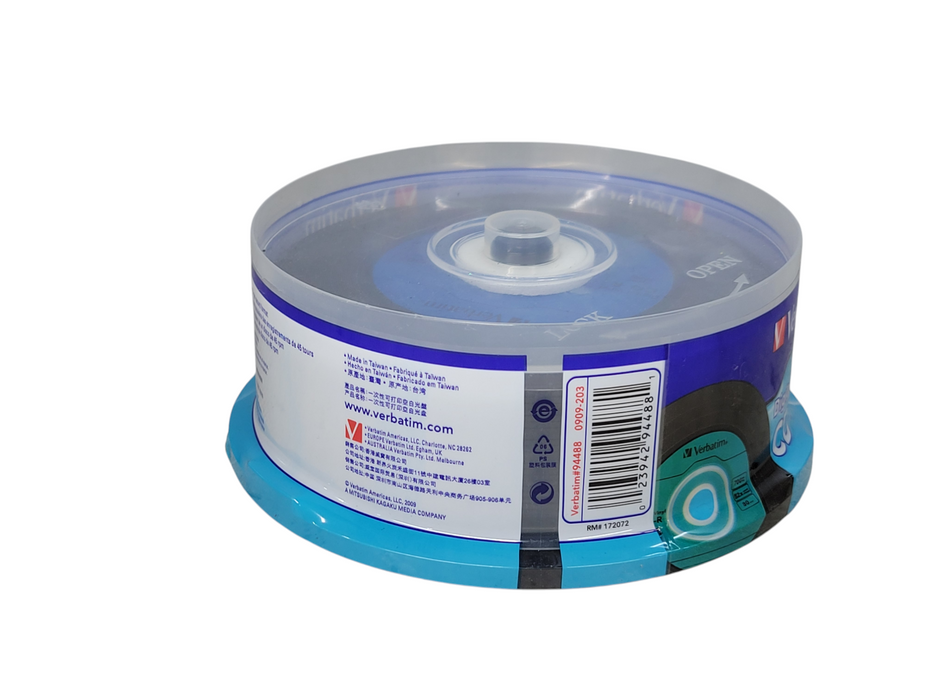Verbatim Digital Vinyl CD-R 25-Pack | 700MB 52X 80Min