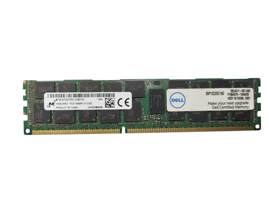 Various brands 16GB 2Rx4 PC3-14900R DDR3 ECC RDIMM Memory