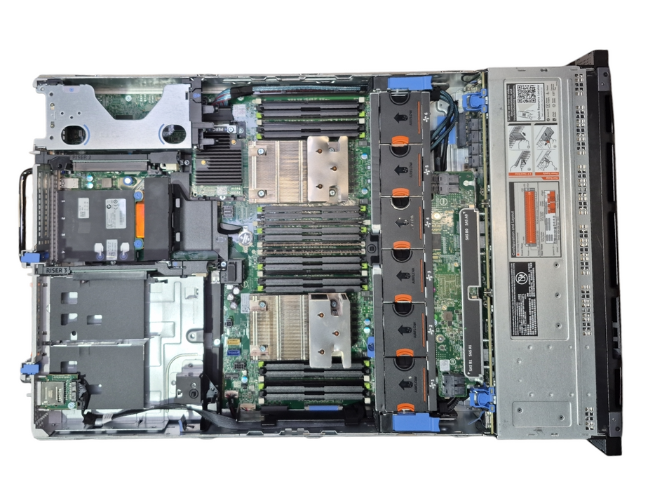 Dell R730xd 2U 24x2.5", 2x Xeon E5-2630 v3 32GB DDR4 PERC H330 Mini 2x750W PSU