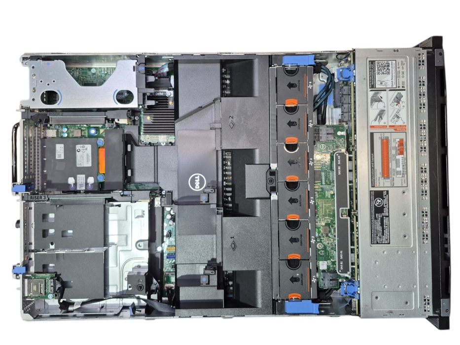 Dell R730xd 2U 24x2.5", 2x Xeon E5-2630 v3 32GB DDR4 PERC H330 Mini 2x750W PSU