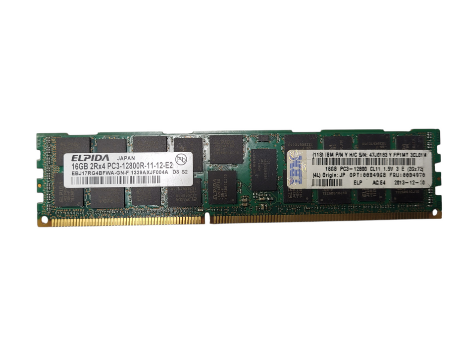 Various brands 16GB 2Rx4 PC3-12800R DDR3 ECC RDIMM Memory