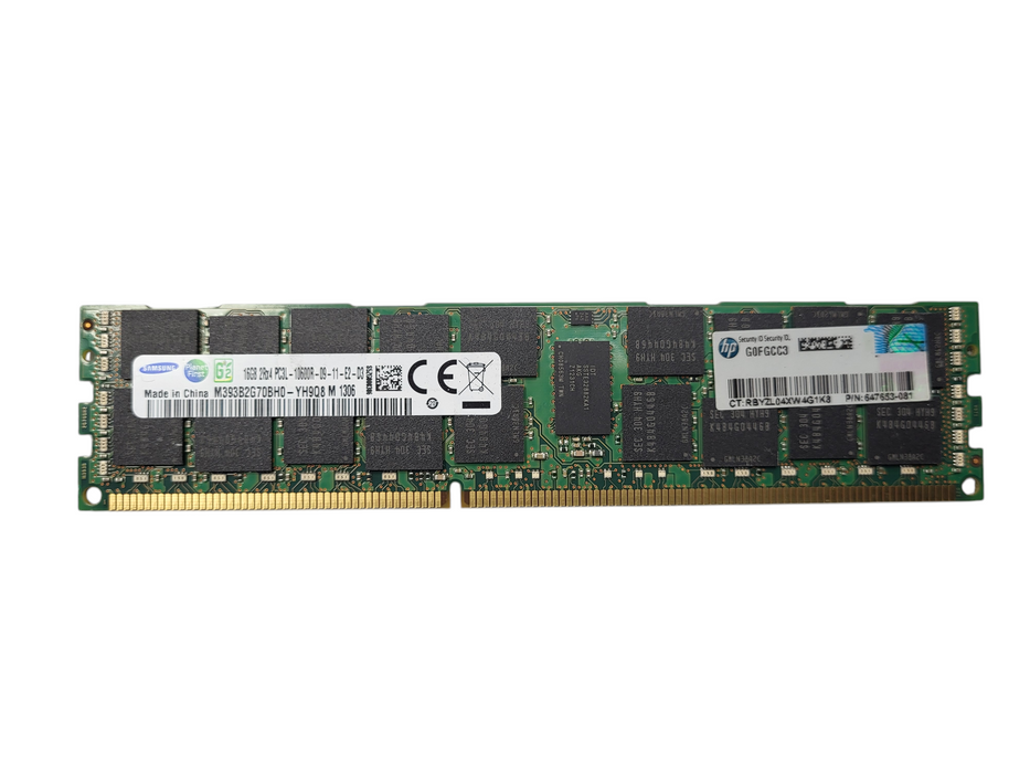 Various brands 16GB 2Rx4 PC3L-10600R DDR3 ECC RDIMM Memory