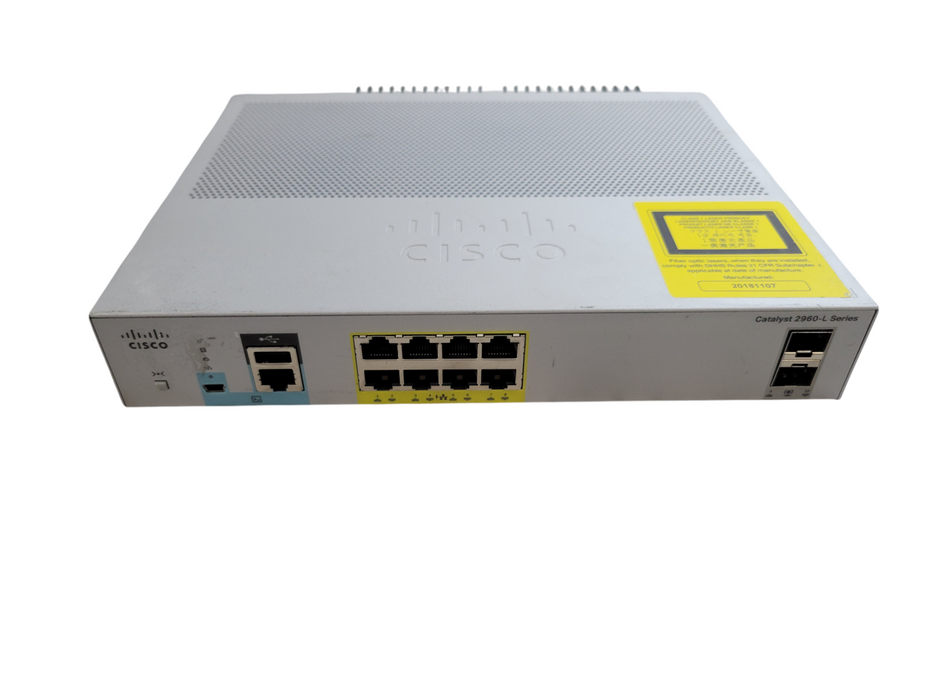 Cisco WS-C2960L-8PS-LL | 8-Port Ethernet Switch