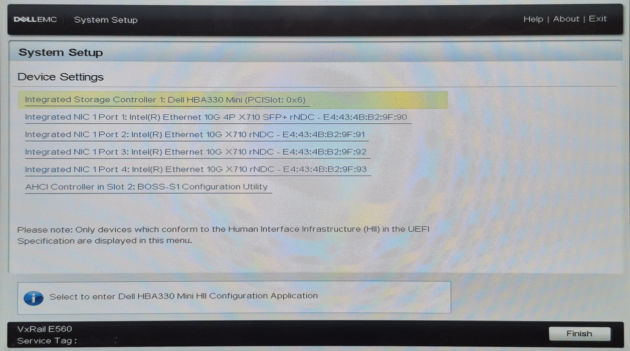 Dell VxRail E560 1U 10x.2.5", Xeon Gold 6240, 16GB DDR4, HBA330 Mini