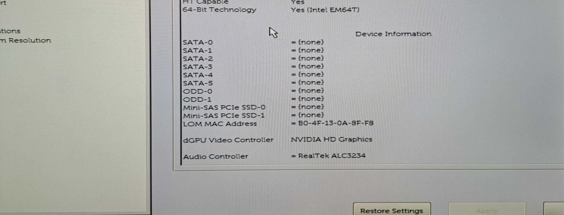 Dell Precision 5820 Tower | Xeon W-2235 @3.80GHz, 16GB DDR4, P1000, No HDD