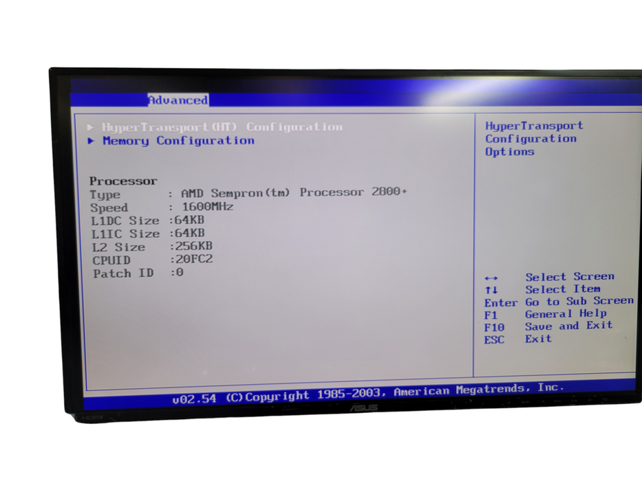 AMD Sempron 2800+ 1.6ghz, 64mb Ram, NO HDD, 400w PSU