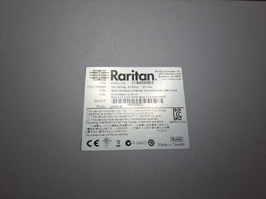 Raritan DKX2-132 KX II | 32-Port KVM Over IP Switch