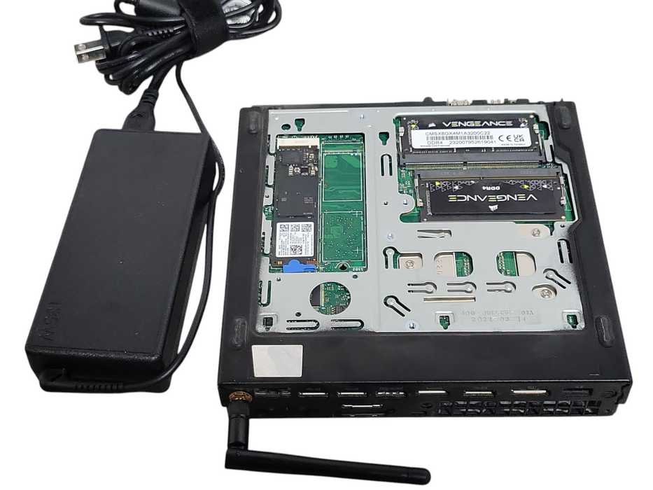 Lenovo ThinkCentre M80q Micro, i5-10500T 2.30GHz 16GB 256GB NVME WiFi, w/ Power