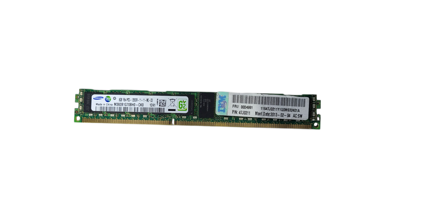 Samsung 8GB DDR3-1600 PC3-12800R ECC RDIMM 1Rx4 Server RAM M392B1G70BH0-CK0