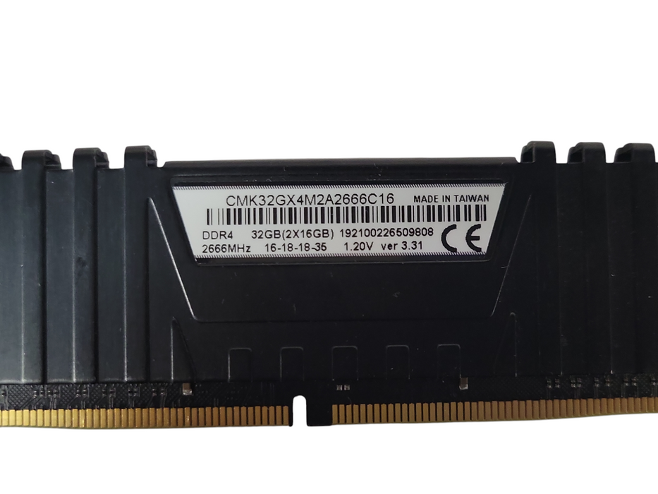 Lot of 3x Vengeance LPX DDR4 16GB assorted speed DDR4 Desktop RAMs, See pictures