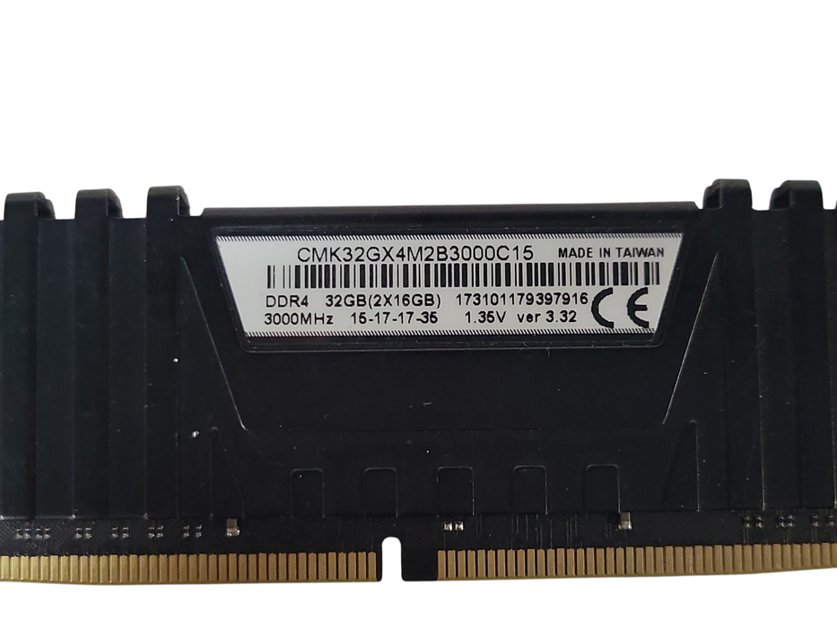 Lot of 3x Vengeance LPX DDR4 16GB assorted speed DDR4 Desktop RAMs, See pictures
