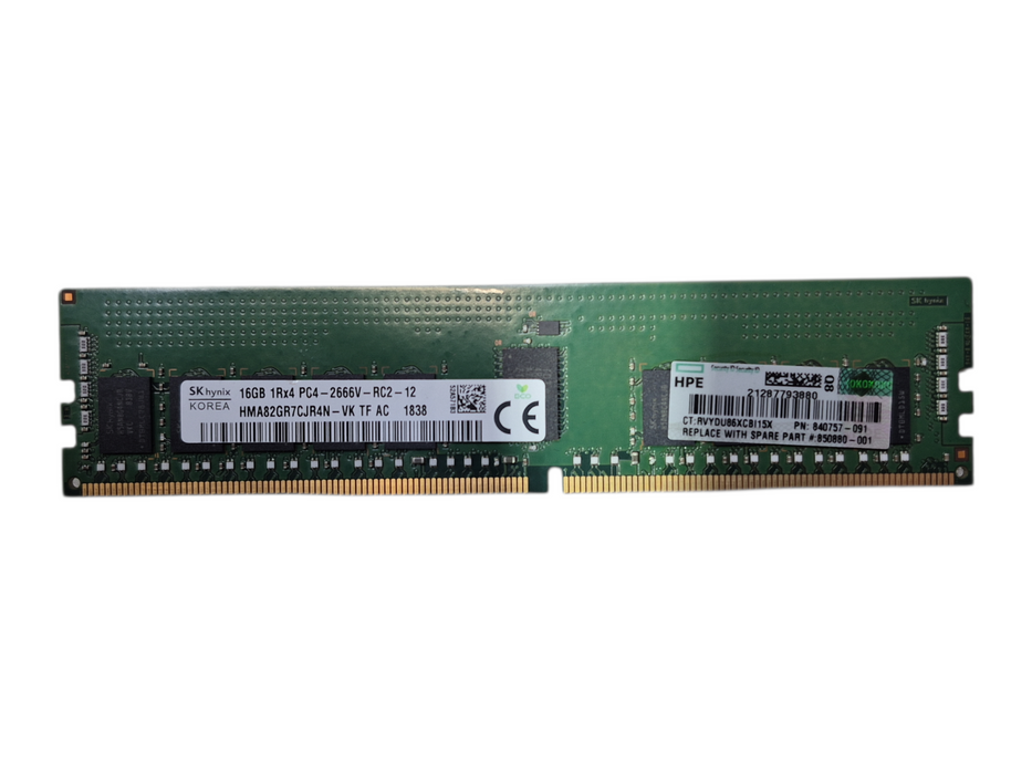 SK HYNIX 16GB PC4-2666V Server Memory - HMA82GR7CJR4N - VK