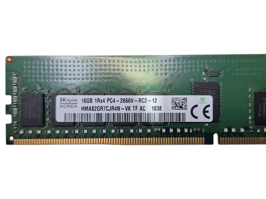 SK HYNIX 16GB PC4-2666V Server Memory - HMA82GR7CJR4N - VK