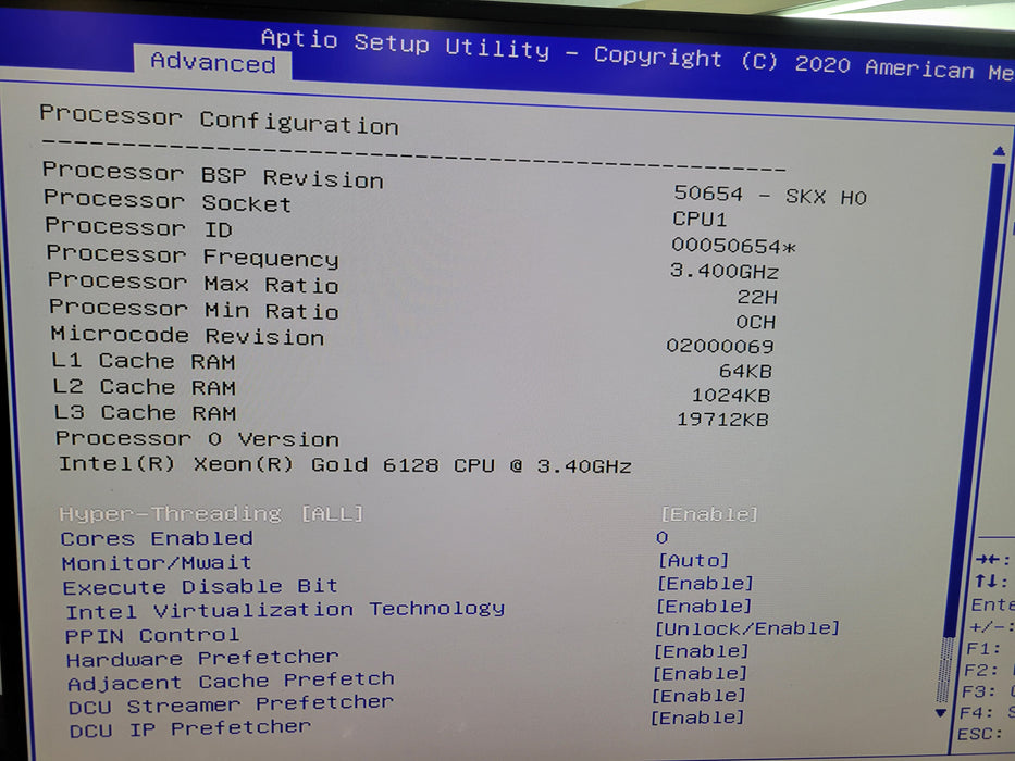 Intel Xeon Gold 6128 Supermicro X11SPi-TF + I/O Plate