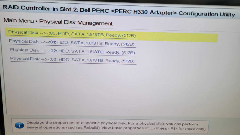 Dell PowerEdge T140 - Xeon E2134 | 64GB RAM | 4x2TB HDD | PERC H330 %
